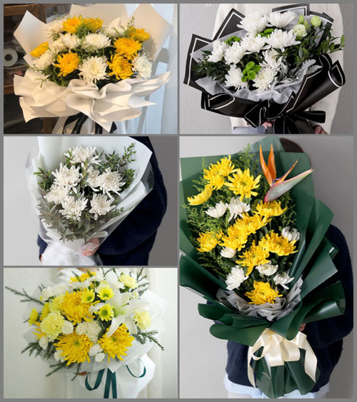 福建福州永泰县塘前乡莒口村白事花束代送